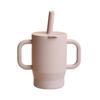 Heat-resistant Baby Straw Cup 180ml Baby Training Cup Household Feeding Cup  Milk
