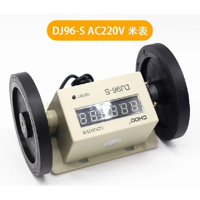 CHDD Digital Display Metering Wheel Meter Counter Length Measurement Sensor DJ96-S Power Supply: DC 24V / AC 220V