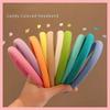 Colorful Matte Headdress Simple Basic Face-Washing Headband Temperament Hoop Wide Hairband Hair Bundle Kids Hair Accessories