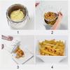 1PC/2PC Stainless Steel Foldable Multifunctional Fryer Basket Round Oil Filter for Cooking Potato Chips Chicken Onion Ring Donut