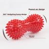 PVC Peanut Massage Ball for Muscle Relaxation Yoga Fitness Mini Hedgehog Ball Fascia Release Tool