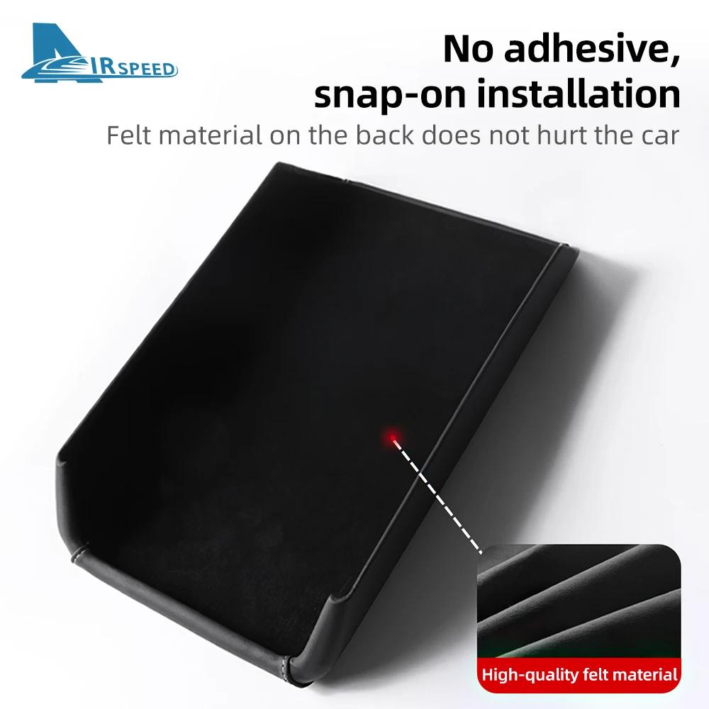 Leather Armrest Box Protective ABS Cover For Tesla Model 3 Model Y 2017-2025 Highland 2025 Juniper 2025 Arm Rest Lid Accessories