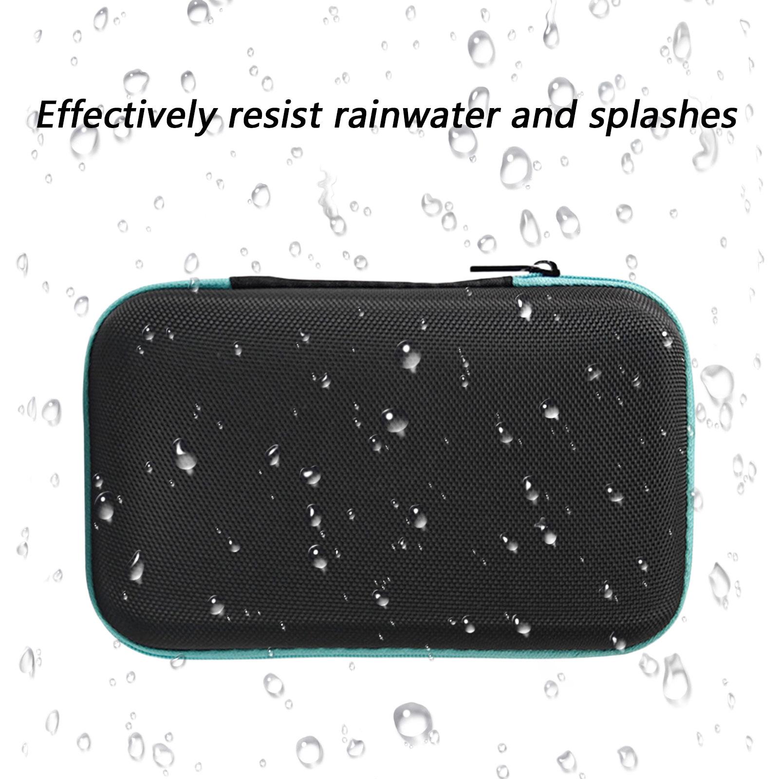 

Portable Waterproof Carrying Case for Pocket Photo Printer Accessories Shockproof EVA Interior Dividers 1