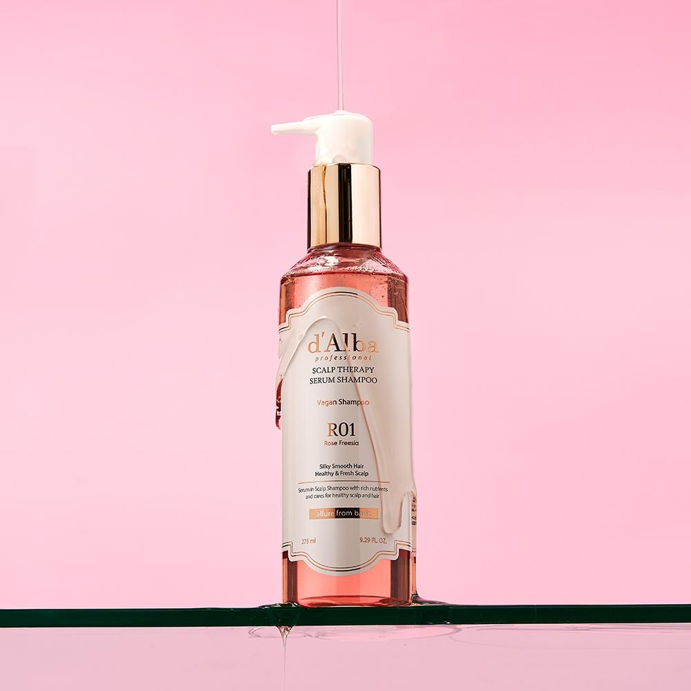 

D Alba Ros Freesia Vegan Восстанавливающий шампунь-сыворотка для кожи головы 275 мл [Single item] Rose Freesia Shampoo 275ml (1 piece)