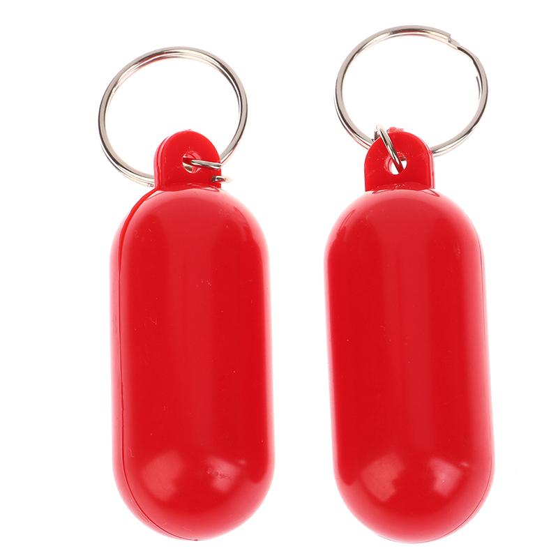 2Pcs Boat Kayak Floating Keyring Buoyant Sailing Boat Float Canal Keychain For Boating Fishing Kayaking Rafting Surfing