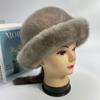 Warm Winter   Snow Mink Fur Hat with Tail fluffy Women Soviet Cap Penguine Hat Luxury Women's Winter   Fur Hat 2022