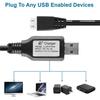 Portable 3.7V/7.4V/11.1V Battery Adapter XH-3P/XH4P/PH2.0/SM-3Pin Universal USB Charger 1000mAh/500mAh Power Supply