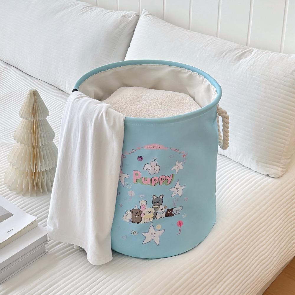 

Foldable Toys Storage Basket Cartoon Clutter Baskets Multi-Purpose Dirty Clothes Basket Bedroom Style A