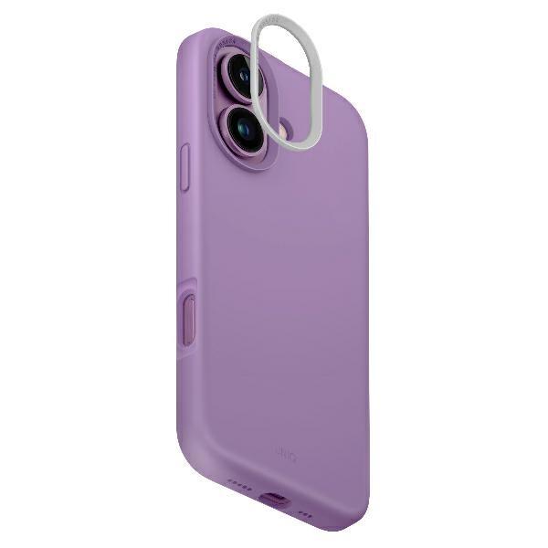 Uniq Etui Lino Hue Iphone 16 6.1Magclick Charging Różowy/Grape Pink