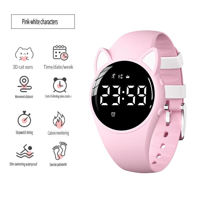 

Водонепроникний спортивний будильник, світловий розумний браслет для хлопчиків, дівчаток, учнів початкової школи