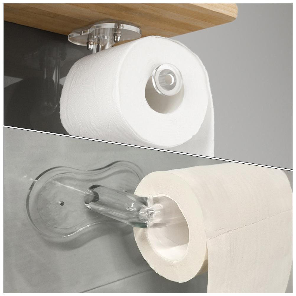 Bathroom Sundries Holder Toilet Paper Holing Rack Tissue Shelf Dispenser Wall-mounted