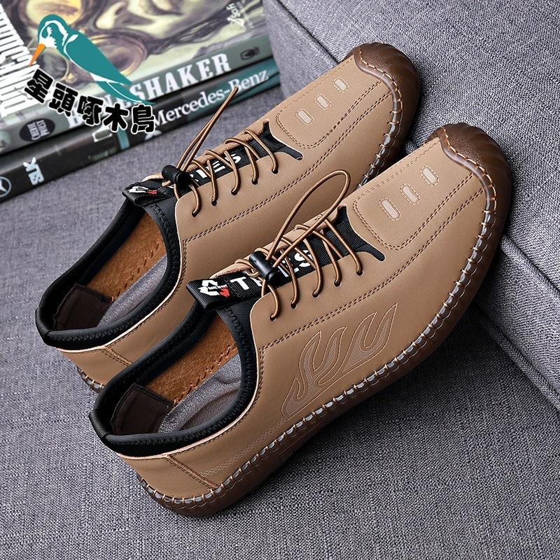 2025 Direct Sales Men's Casual Beef Tendon Soft-soled Cool Leather Shoes New Summer Sandals Men's Leather Shoes