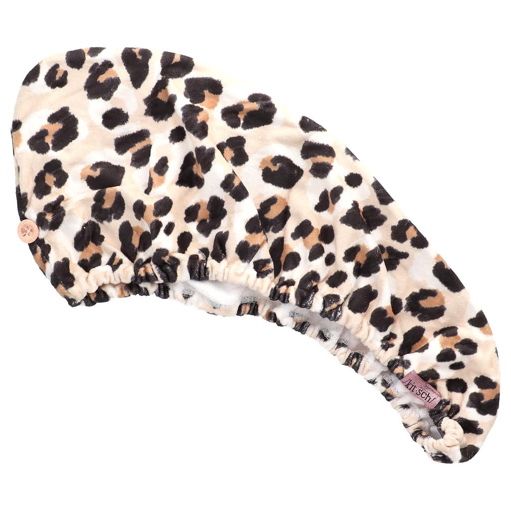 Quick Dry, Microfiber Hair Towel, Leopard, 1 Piece