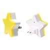 1 piece of star shaped light controlled night light (yellow) European standard