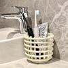 1 Modern Bathroom and Kitchen Storage Basket - Open Storage Box, White or Black Available - Suitable for Vanity, Countertop