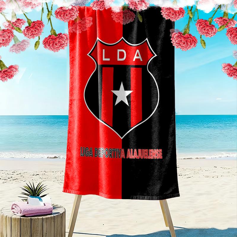 Alajuelense Print Beach Towel, Large Soft Quick Dry Towel for Beach Camping Swimming