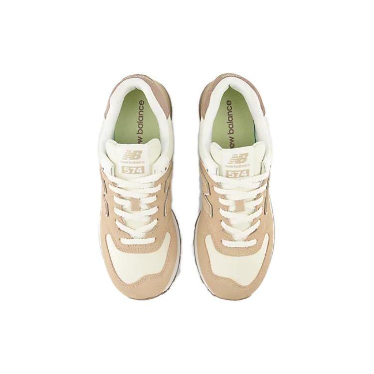 New Balance 574 Bone White Unisex Sneakers Tan U574SBW