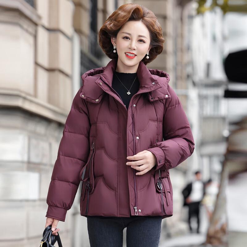 Women's Loose Thickened Short Down Jacket for Middle-Aged & Elderly