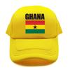 Ghana Flag Baseball Cap Fashion Unisex Country Fans Trucker Hat Summer Breathable Mesh Net Snapback Hats
