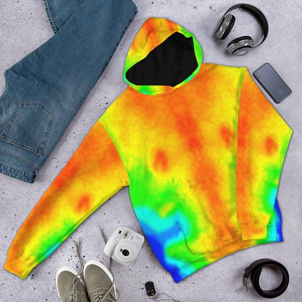 Cheap Halloween Body Temperature 3d Printed Autumn Men Hoodies Unisex