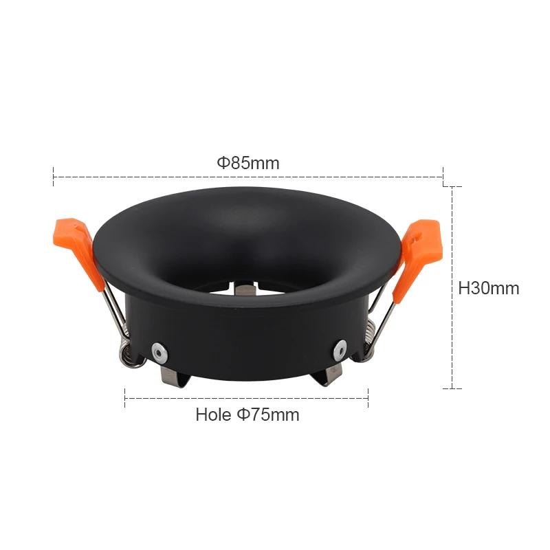 

Горячая распродажа 2025LED модуль MR16 антибликовый светодиодный прожектор светильник алюминиевый круглый квадратный gu10 встроенный светодиодный светильник рамка