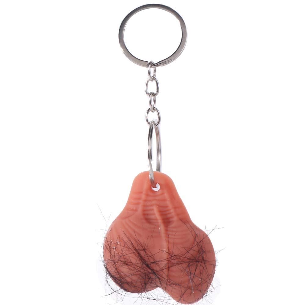 Creative Tricky Egg Keychain Soft Rubber Shy Keyring Ornament   Funny Keychain