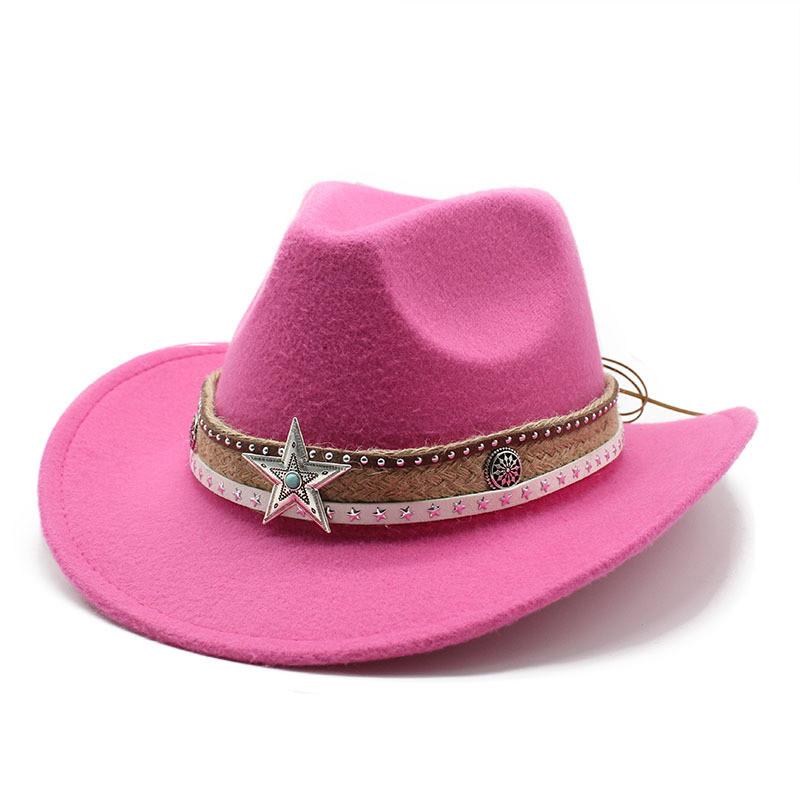 Classic Wool Felt Fedora Hat With Wide Brim For Summer Stylish Men Women