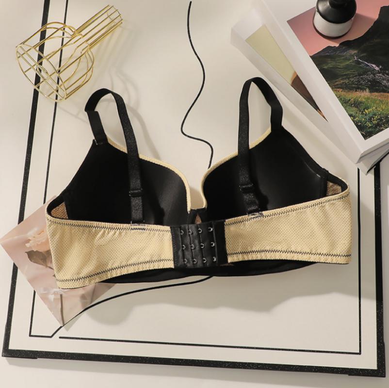 New Large Plus Size Big Cup Bra No Rim Adjustment Type Sexy Fat MM Breasts Women's Lingerie  Bra Women Underwear
