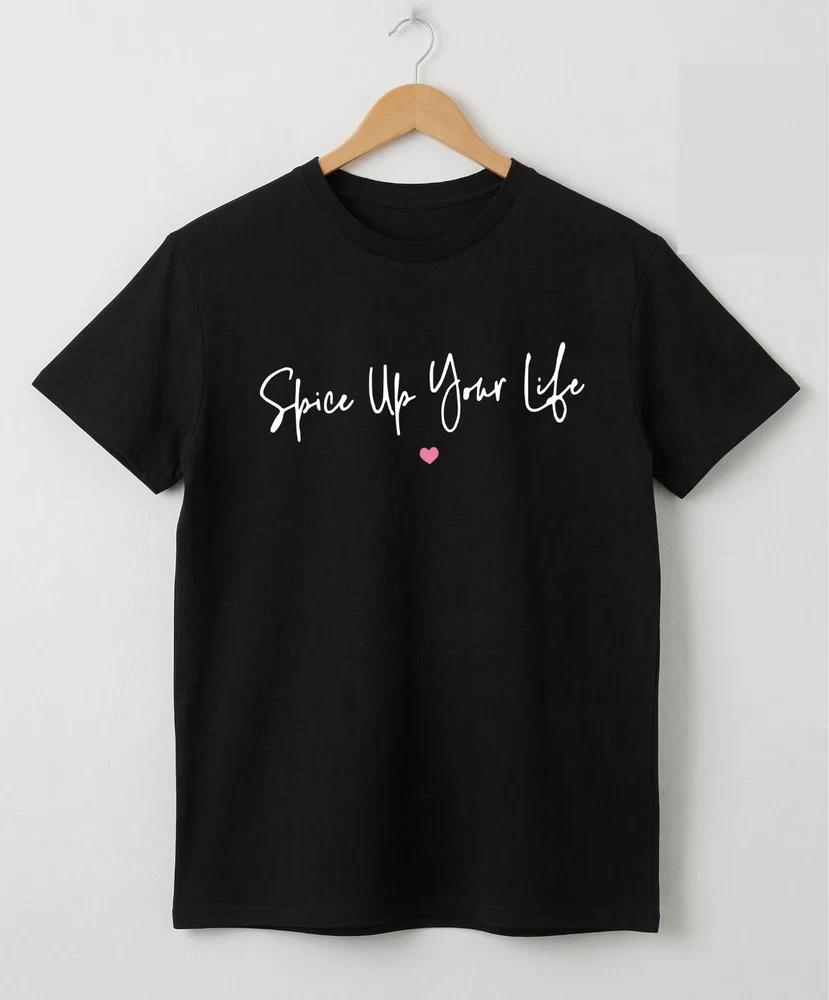 Spice Up Your Life 2026 Tshirt Girl Power Slogan Spice Girls Y2k S