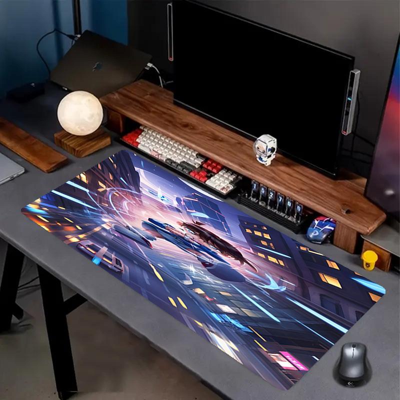 Detective Conan Druck Mauspads, Anti-Rutsch Schreibtisch Tastaturmatte, für PC Laptop Gaming Arbeiten Tägliche Nutzung, Coole Festival Überraschungsgeschenk