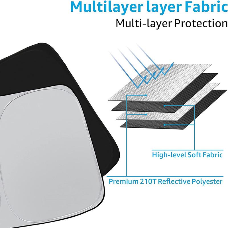 Auto Windschutzscheiben-Sonnenschutzabdeckung für Mercedes Benz C-Klasse 2008-2026 2026 Frontscheiben-Sonnenschutz UV-Schutz Innenzubehör