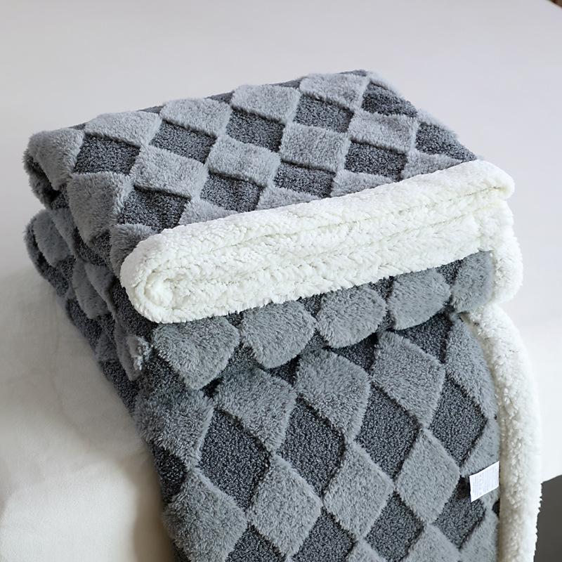 

Фланелевый плед однотонный многофункциональный плед для кондиционера односпальный и двуспальный 100X150cm серый