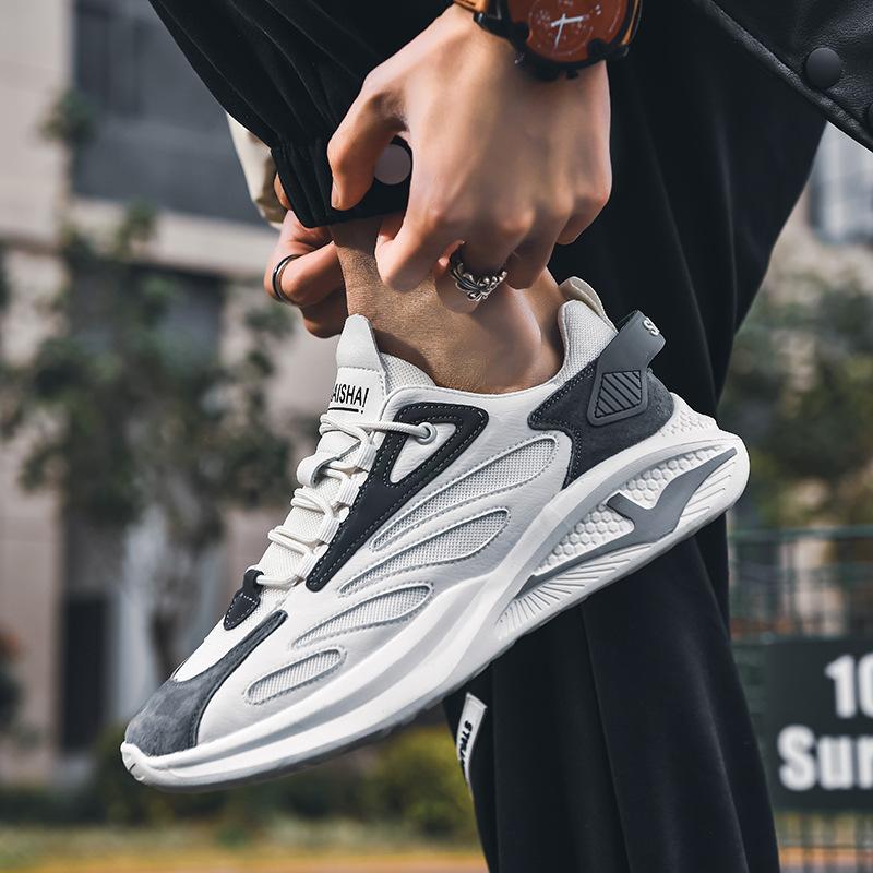 Foreign Trade Men's Shoes 2025 New Trendy Men's Dad Shoes Breathable Casual Versatile High Street Ins Trendy Men's Student Shoes