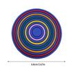 Non-Slip Car Coasters Rainbow Car Drink Coaster Auto Cup Holder Insert Cupholder Coaster Water Bottle Holder Pad Car Accessories