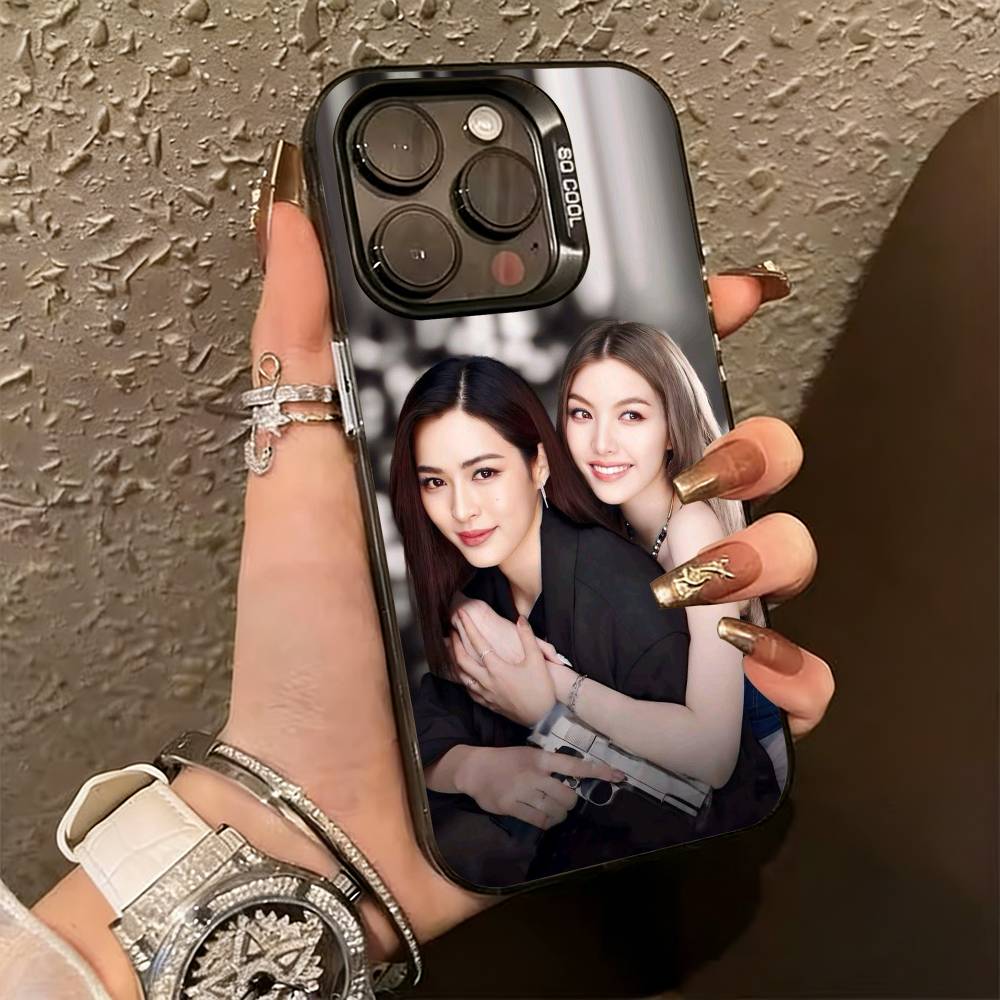 L-Lingling Kwong Actress Phone Case For iPhone 17,16,15,14,13,12,11 Plus,Pro Max,XS,Colored Silver Plated Inside Cover