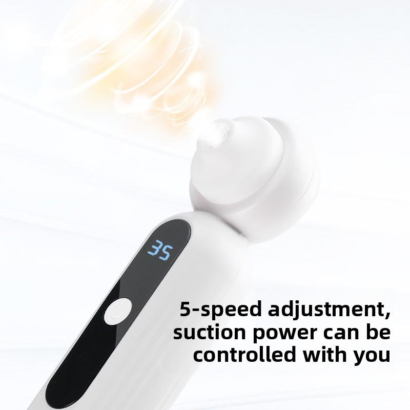 Visuelles Mitesserinstrument, Mitesserabsaugung Porenreinigung Mitesserabsaugungsartefakt Mitesserinstrument Fünf-Gang-Einstellung Schönheitsinstrument
