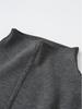 Elegant High-Neck Long-Sleeve Dress for Women, Autumn/Winter, Waist-Cinching, Hip-Hugging with Twisted Design