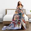Christmas Eve Blanket Travel Flannel Throw Blanket For Couch Chair Warm Soft Custom Quality Bedspread Gift Idea