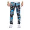 Pantaloni sportivi larghi con coulisse, pantaloni sportivi mimetici da uomo alla moda