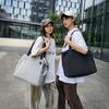 Large Capacity Nylon Laptop Bag Women Men Casual Shoulder Tote School Gym Badminton Travel Daily Use