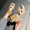 Fashion Shoes for Women 2025 High Quality Elastic Band Women's Platform Sandals Summer Dress Sandals Woman Heeled Sandals