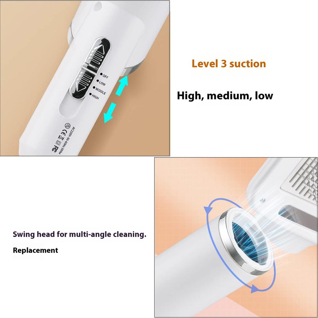 3-in-1 Pet Hair Dryer Brush Ergonomic Handle Adjustable Temperature Pet Grooming Brush Pet Comb for Cats&Dogs Indoor Bath Shower