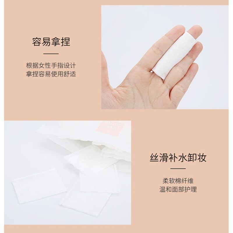 HEXZE - Pure Natural Soft Cotton Pads 200pcs