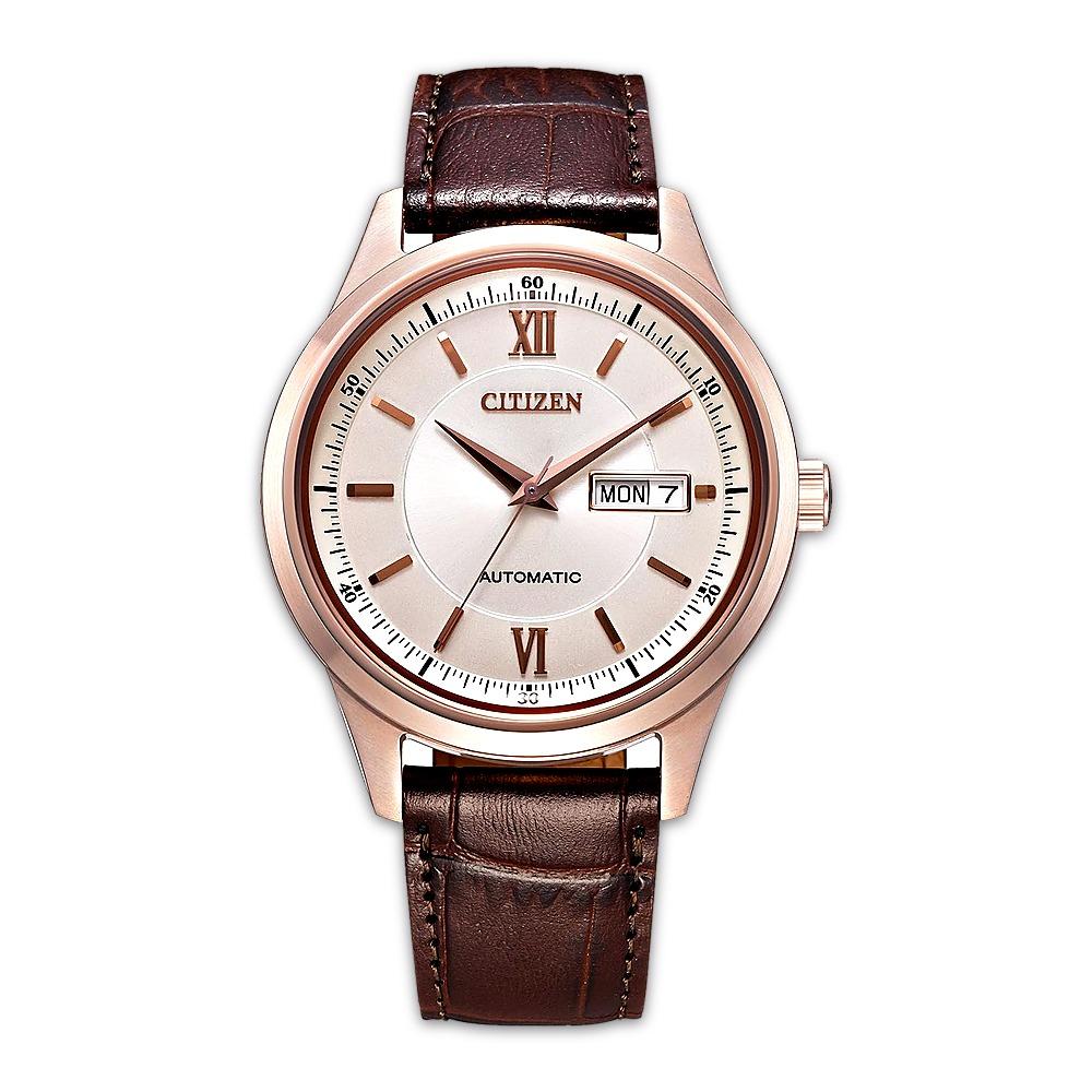 CITIZEN Collection Men's Mechanical Automatic Watch NY4050 NY4052 NY4057 Day Date Sapphire Glass 5 Bar