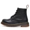 Litschi-Muster Martin Stiefel Damen Loch erste Schicht weiches Rindsleder Paar Kurzstiefel Echtes Leder Lokomotive Stiefel Runde Spitze