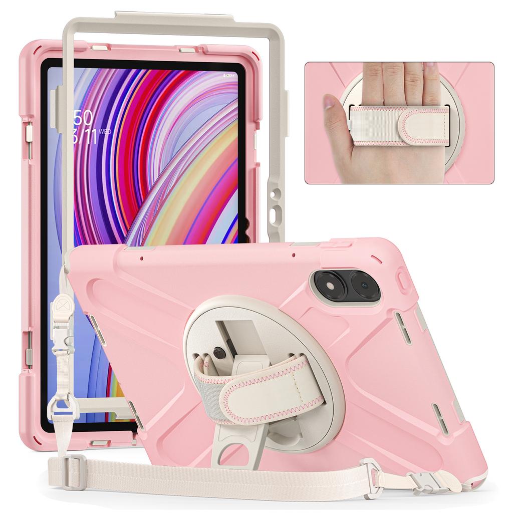 Tablet Case with Shoulder Strap for Xiaomi Redmi Pad Pro 5G/Redmi Pad Pro/Poco Pad 5G/4G Kickstand Cover