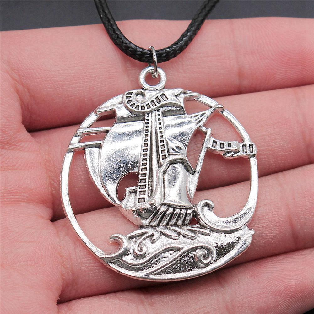 Sports Travel Adventure Themed Pendant Antique Bronze Silver Metal Mom Collar Necklace Hot Sale