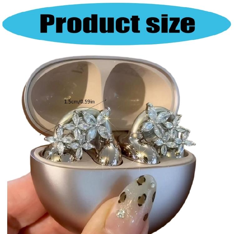 Reusable Metal Earphone Decoration Clip Quick Snap On Installation 5Sec  For All Headphone Types 4-8mm