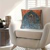 Vintage Persian Rug Floral Pillow Cover Boho Ethnic Turkish Carpet Print Soft Throw Pillow Case For Sofa Home Decor Gift