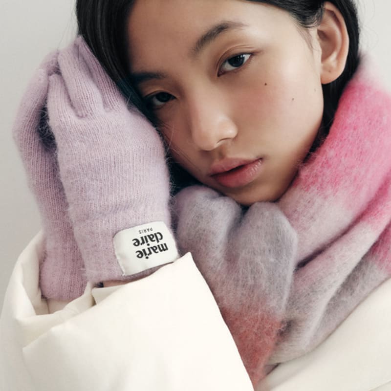 Marieclaire Angora Soft Gloves (MAEDAC04MPK)